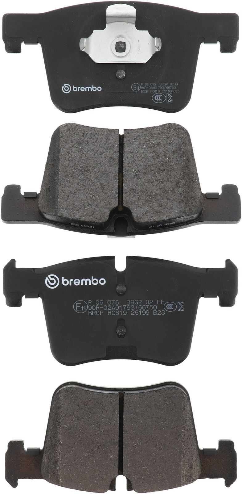 PRIME Low-Met Front Disc Brake Pad Set - P06075_01