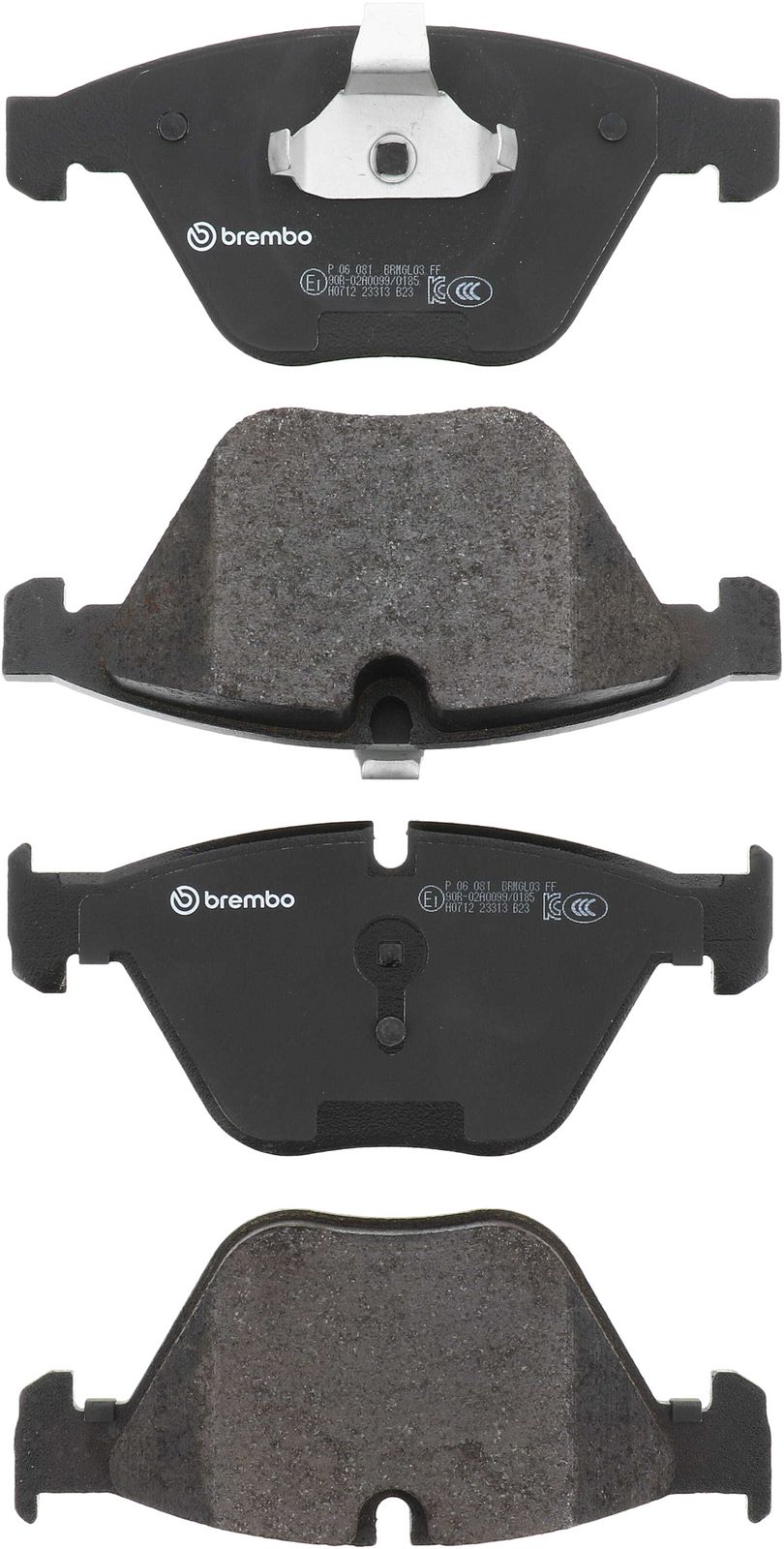 PRIME Low-Met Front Disc Brake Pad Set - P06081_01