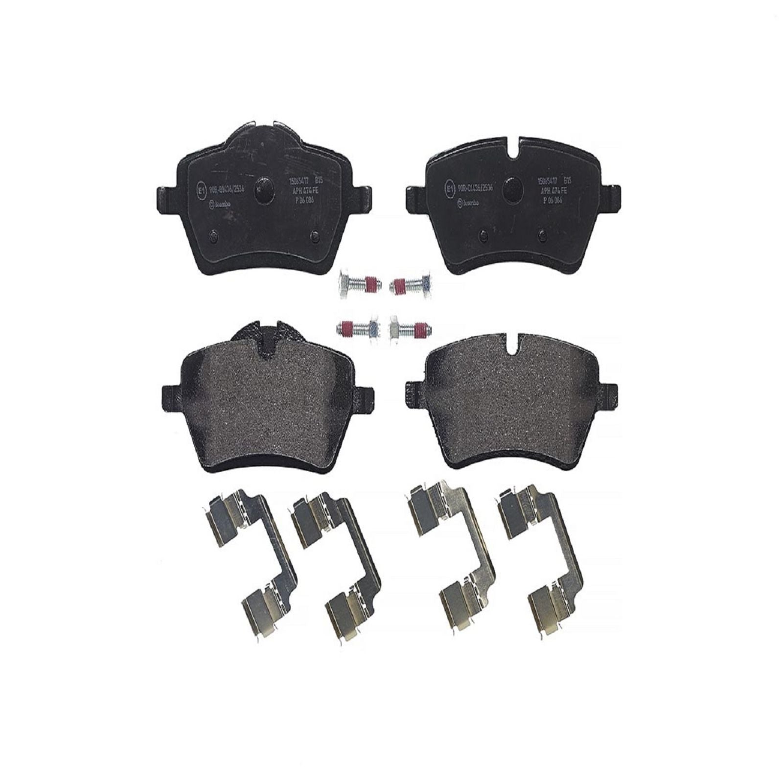 PRIME Low-Met Front Disc Brake Pad Set - P06086_02