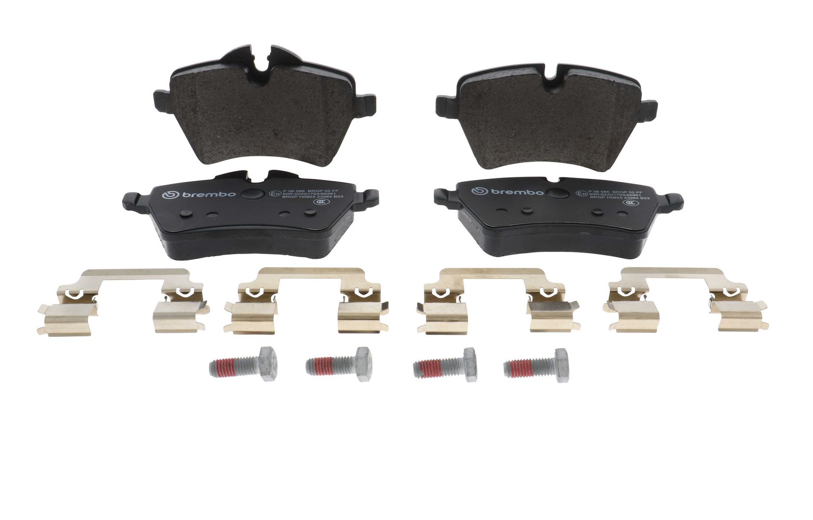 PRIME Low-Met Front Disc Brake Pad Set - P06086_03