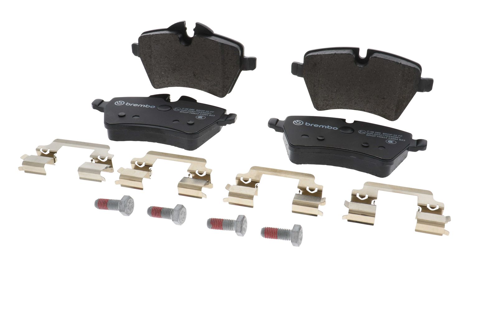 PRIME Low-Met Front Disc Brake Pad Set - P06086_04