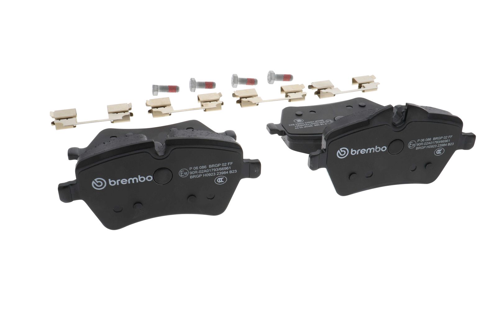 PRIME Low-Met Front Disc Brake Pad Set - P06086_14