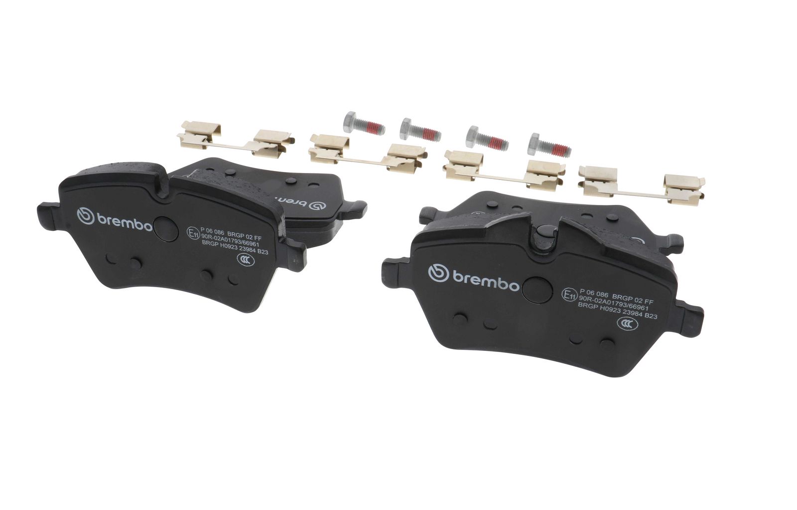 PRIME Low-Met Front Disc Brake Pad Set - P06086_16