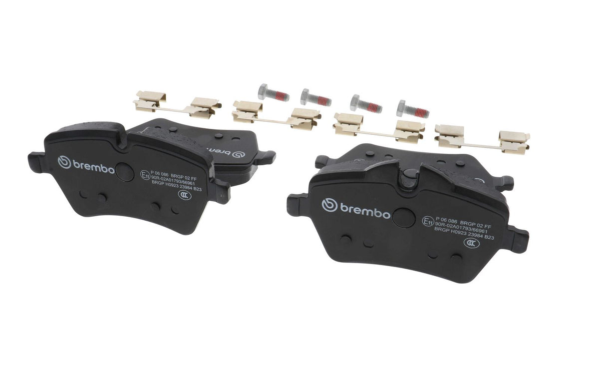 PRIME Low-Met Front Disc Brake Pad Set - P06086_16