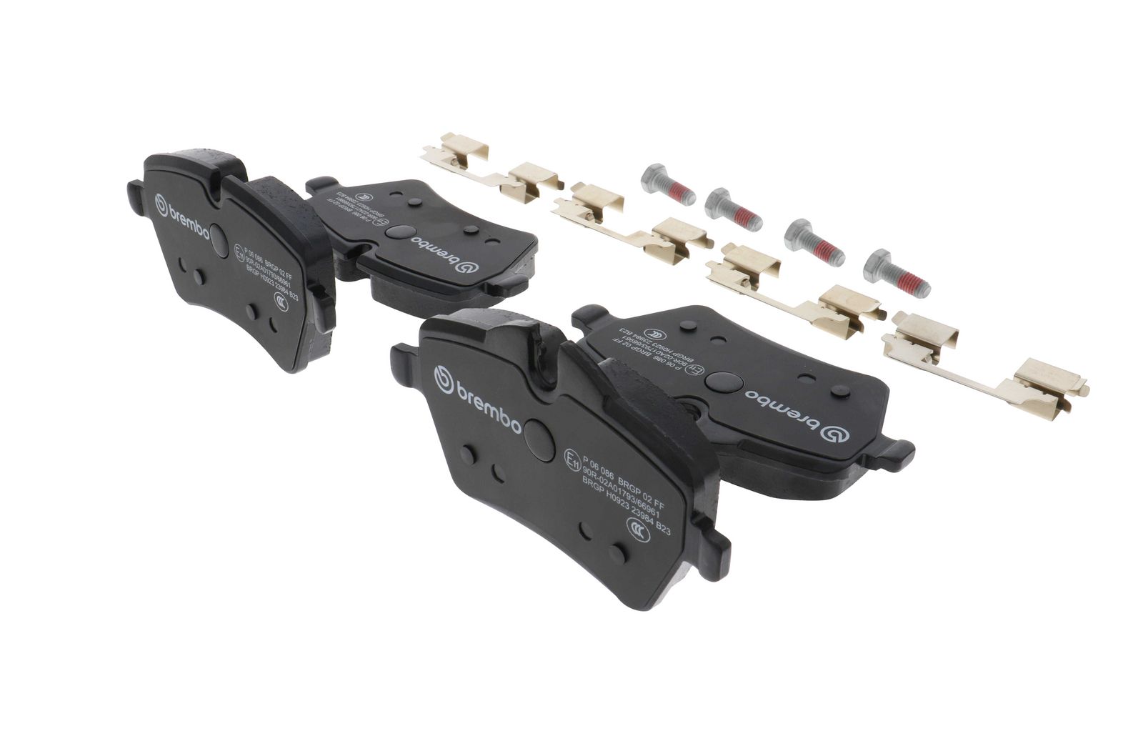 PRIME Low-Met Front Disc Brake Pad Set - P06086_18