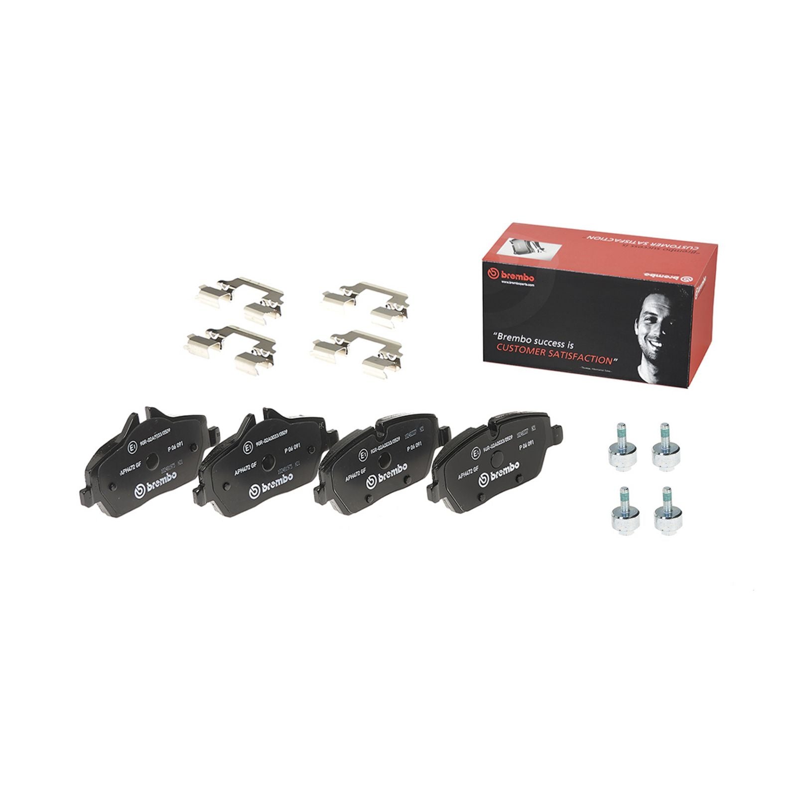 PRIME Low-Met Front Disc Brake Pad Set - P06091_03