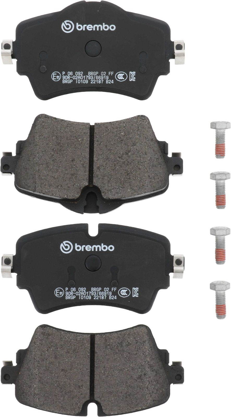 PRIME Low-Met Front Disc Brake Pad Set - P06092_01