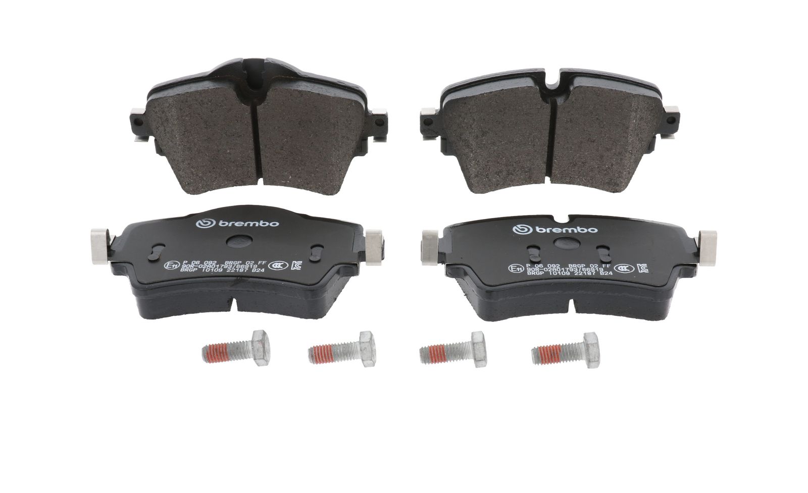 PRIME Low-Met Front Disc Brake Pad Set - P06092_03