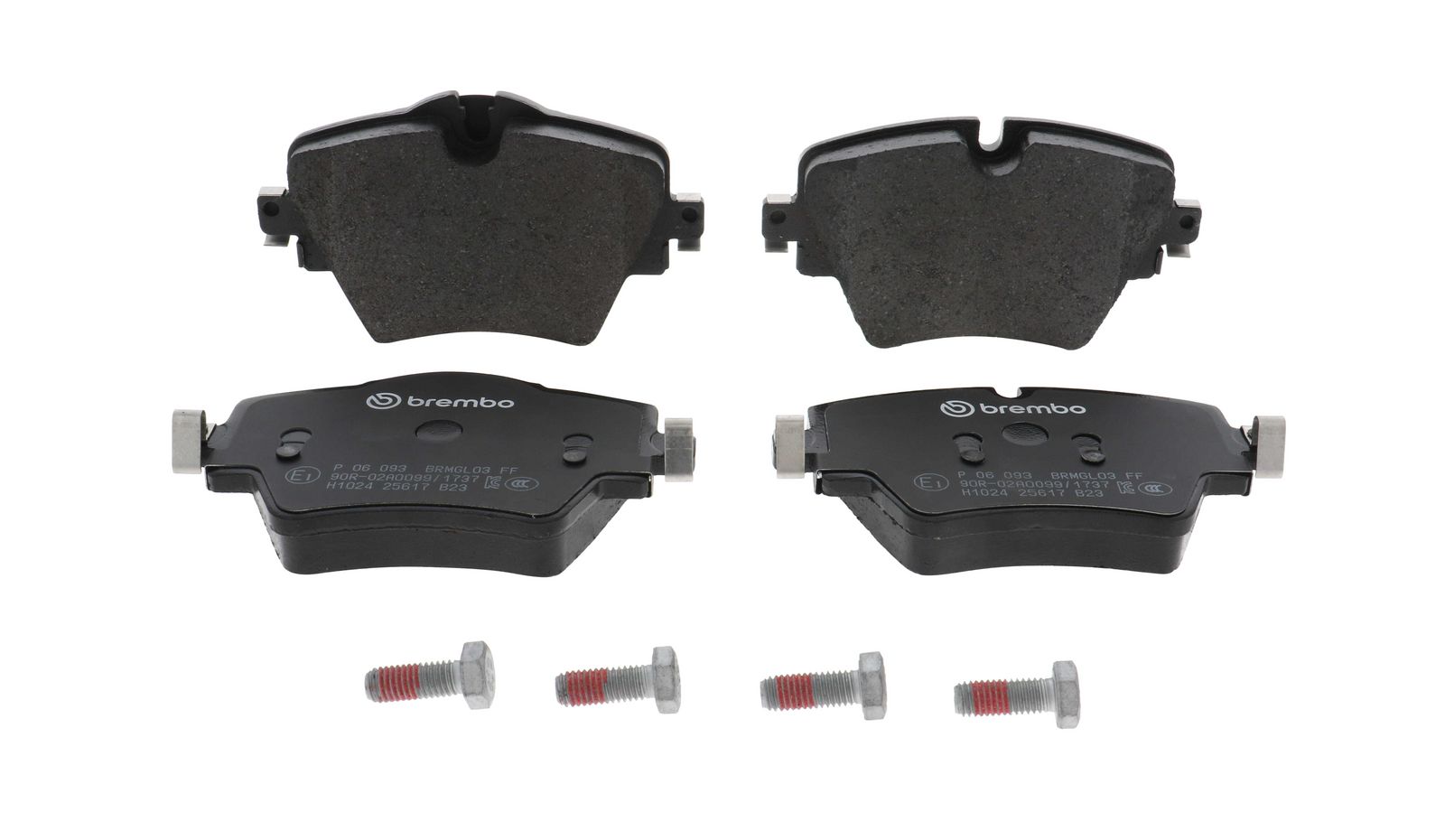 PRIME Low-Met Front Disc Brake Pad Set - P06093_03
