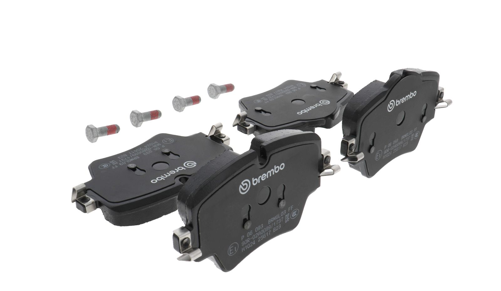 PRIME Low-Met Front Disc Brake Pad Set - P06093_12