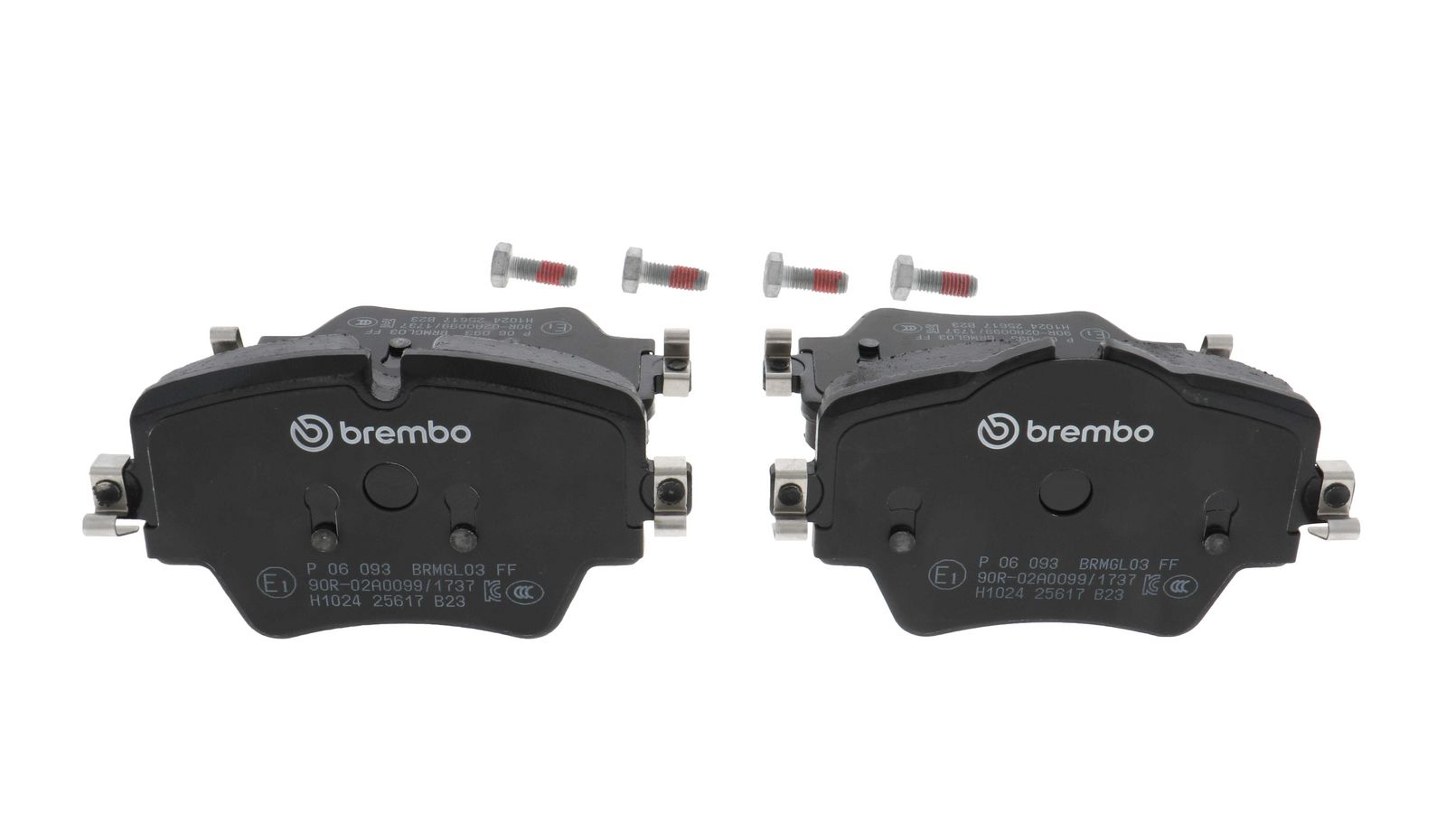 PRIME Low-Met Front Disc Brake Pad Set - P06093_15