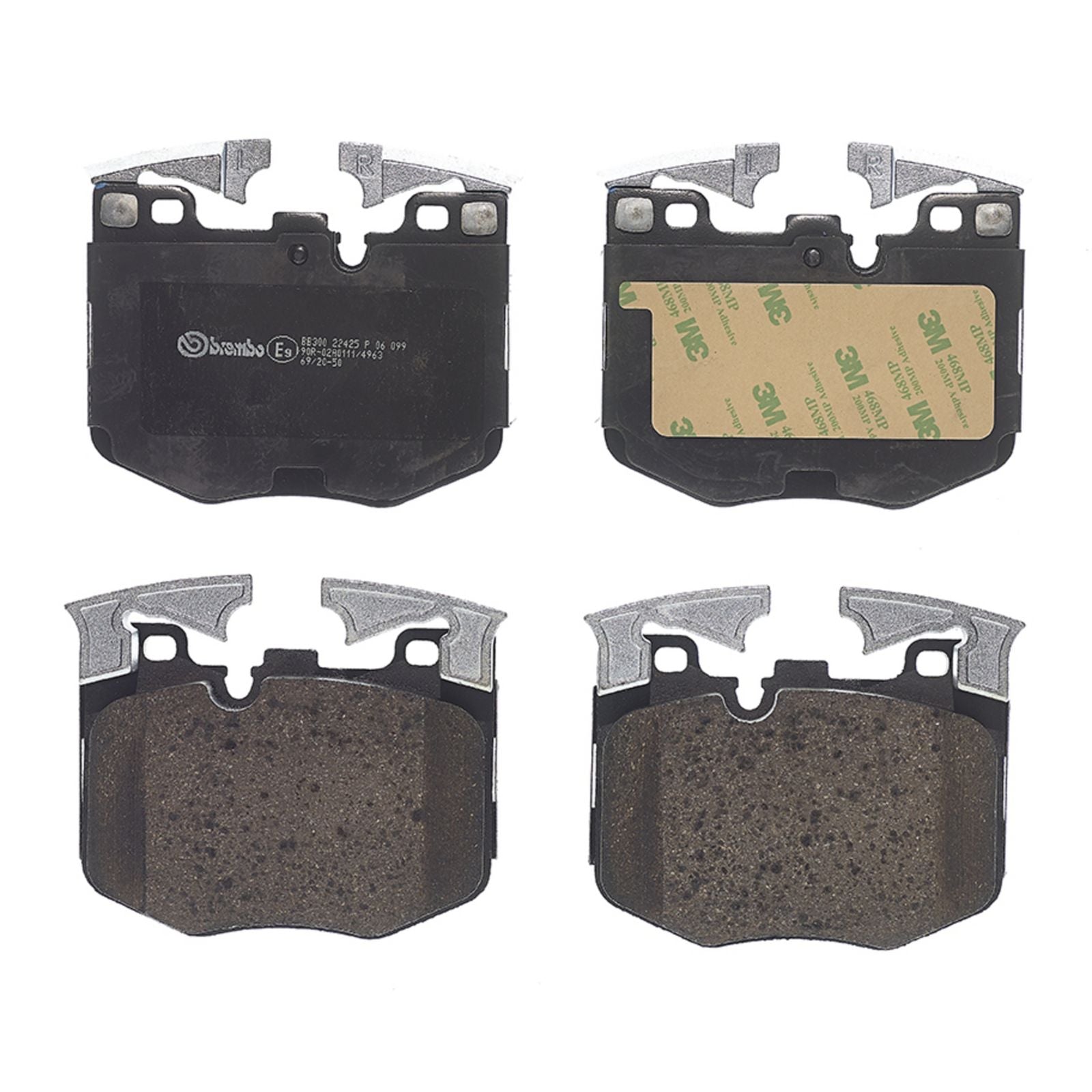 PRIME Low-Met Front Disc Brake Pad Set - P06099_01