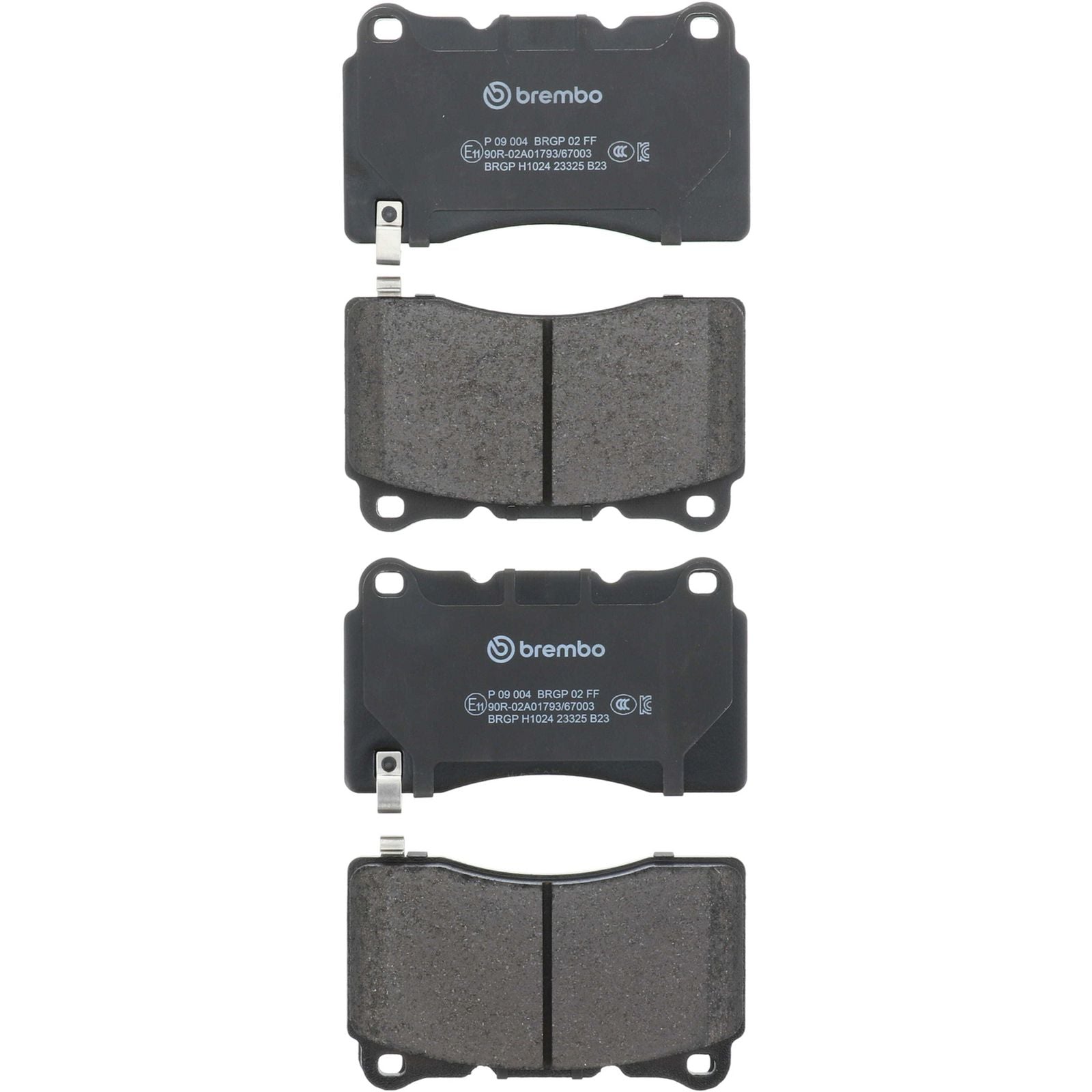 PRIME Low-Met Front Disc Brake Pad Set - P09004_02