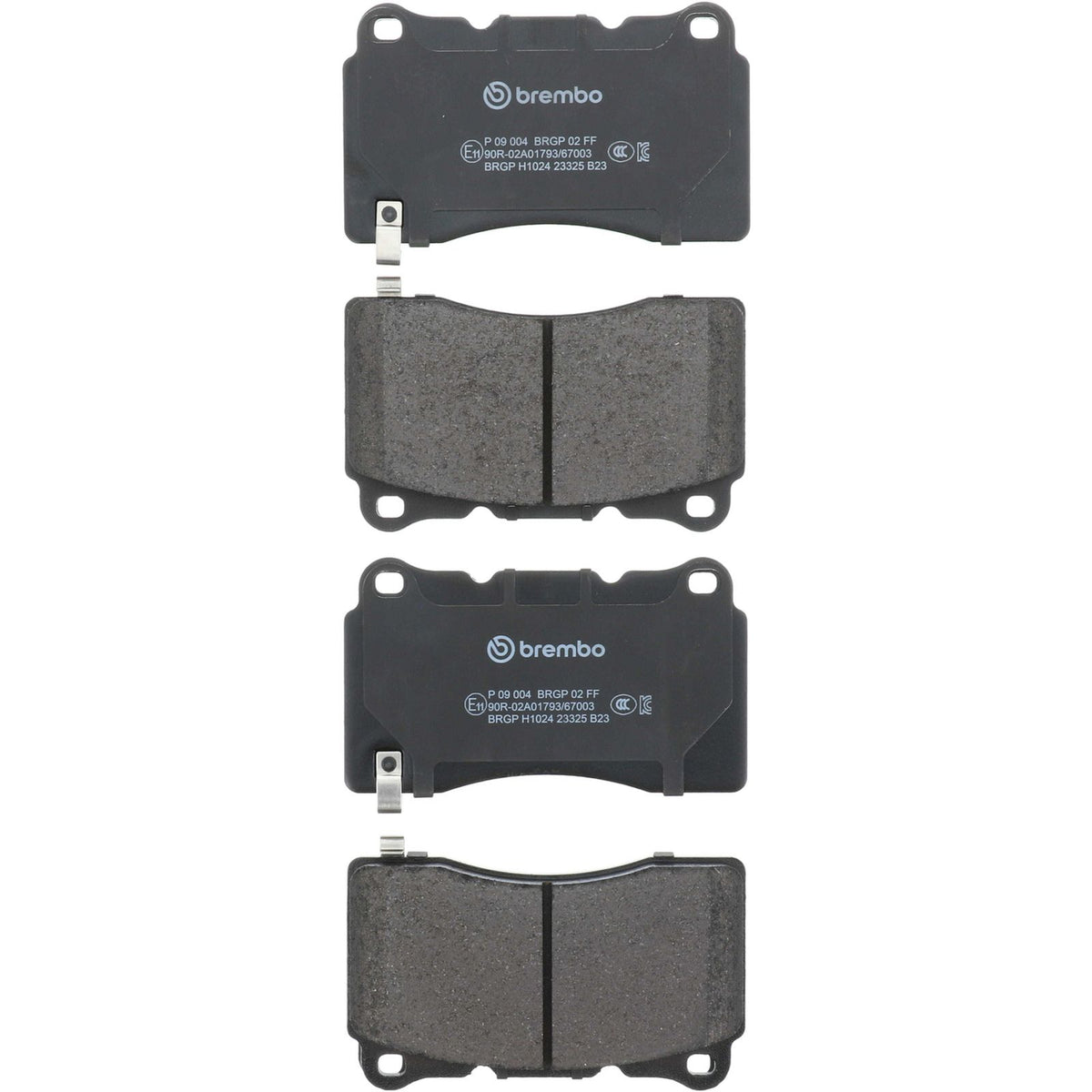 PRIME Low-Met Front Disc Brake Pad Set - P09004_02