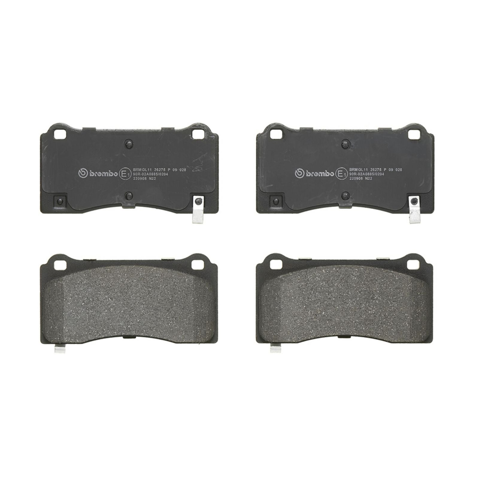 PRIME Low-Met Front Disc Brake Pad Set - P09028_03