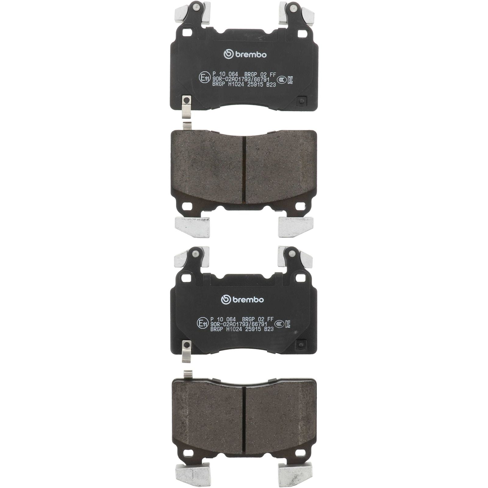 PRIME Low-Met Front Disc Brake Pad Set - P10064_01