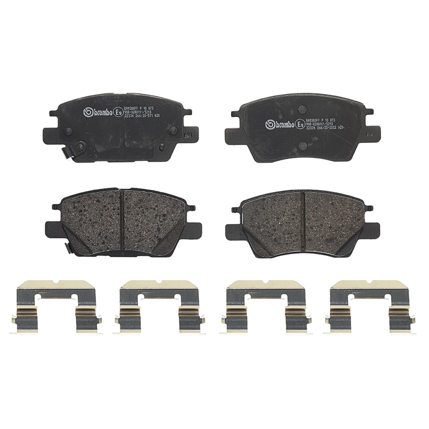 PRIME Low-Met Front Disc Brake Pad Set - P10073_01