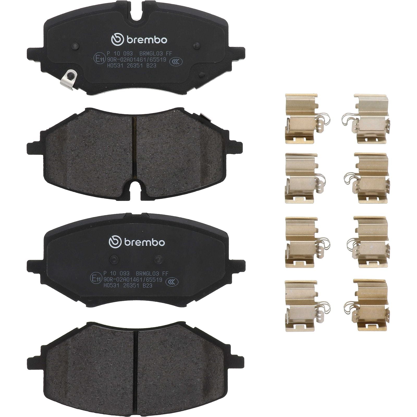 PRIME Low-Met Front Disc Brake Pad Set - P10093_02