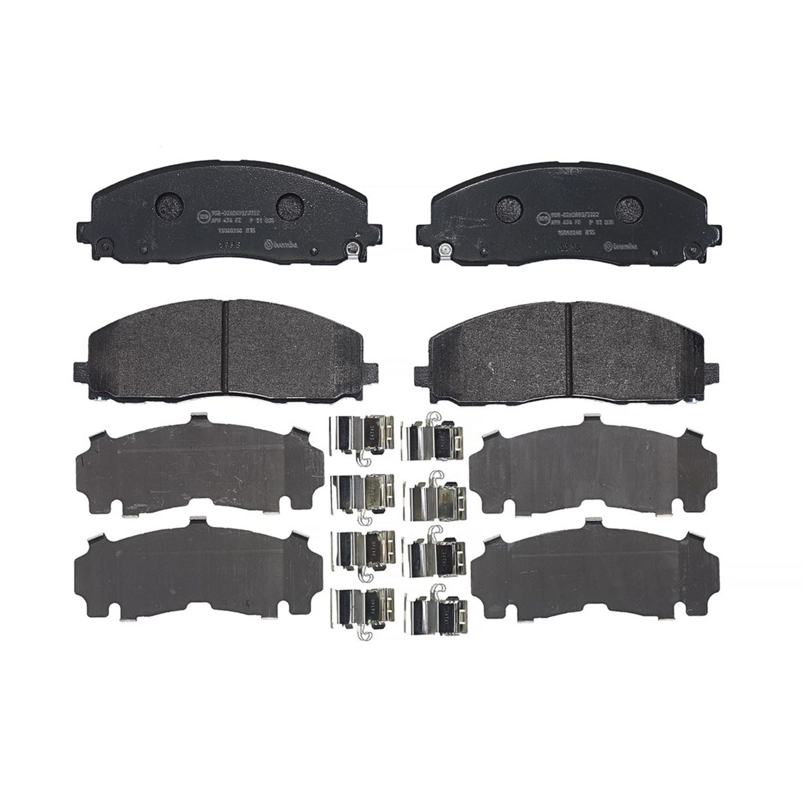 PRIME Low-Met Front Disc Brake Pad Set - P11035_01