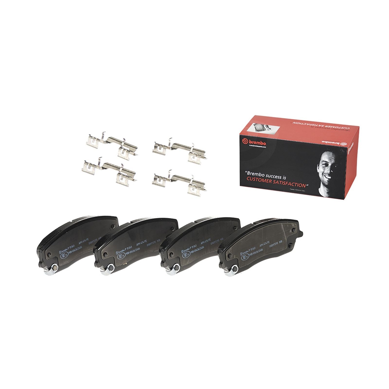 PRIME Low-Met Front Disc Brake Pad Set - P11041_02