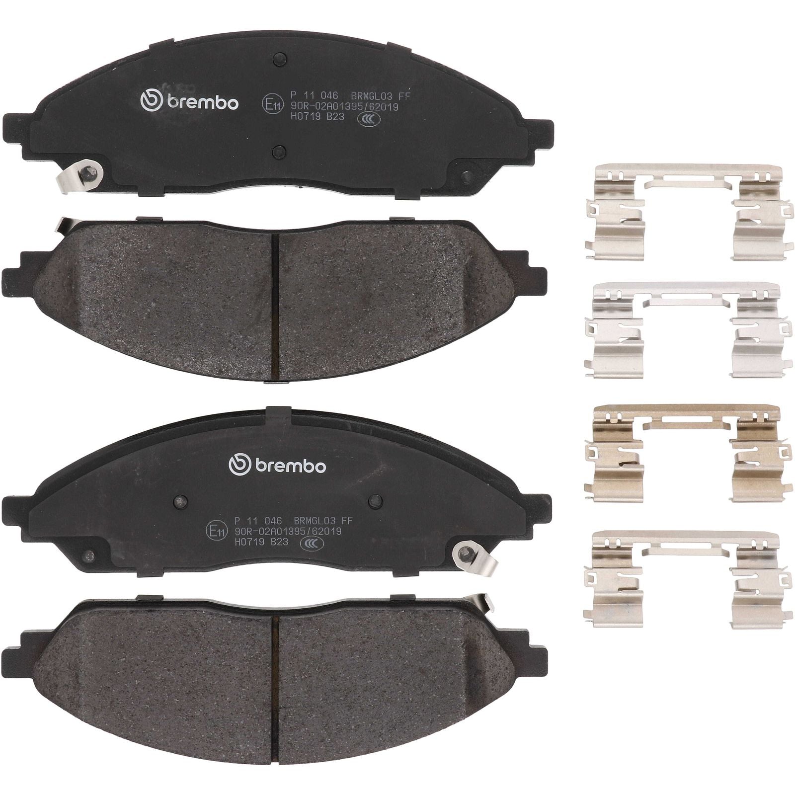 PRIME Low-Met Front Disc Brake Pad Set - P11046_26