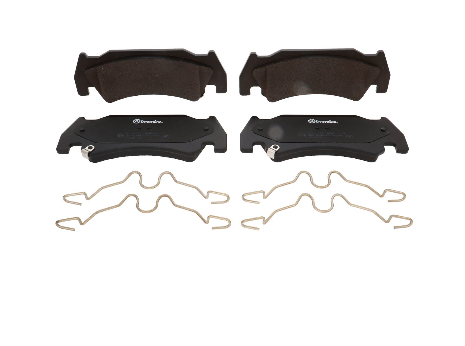 PRIME Low-Met Front Disc Brake Pad Set - P18043_02