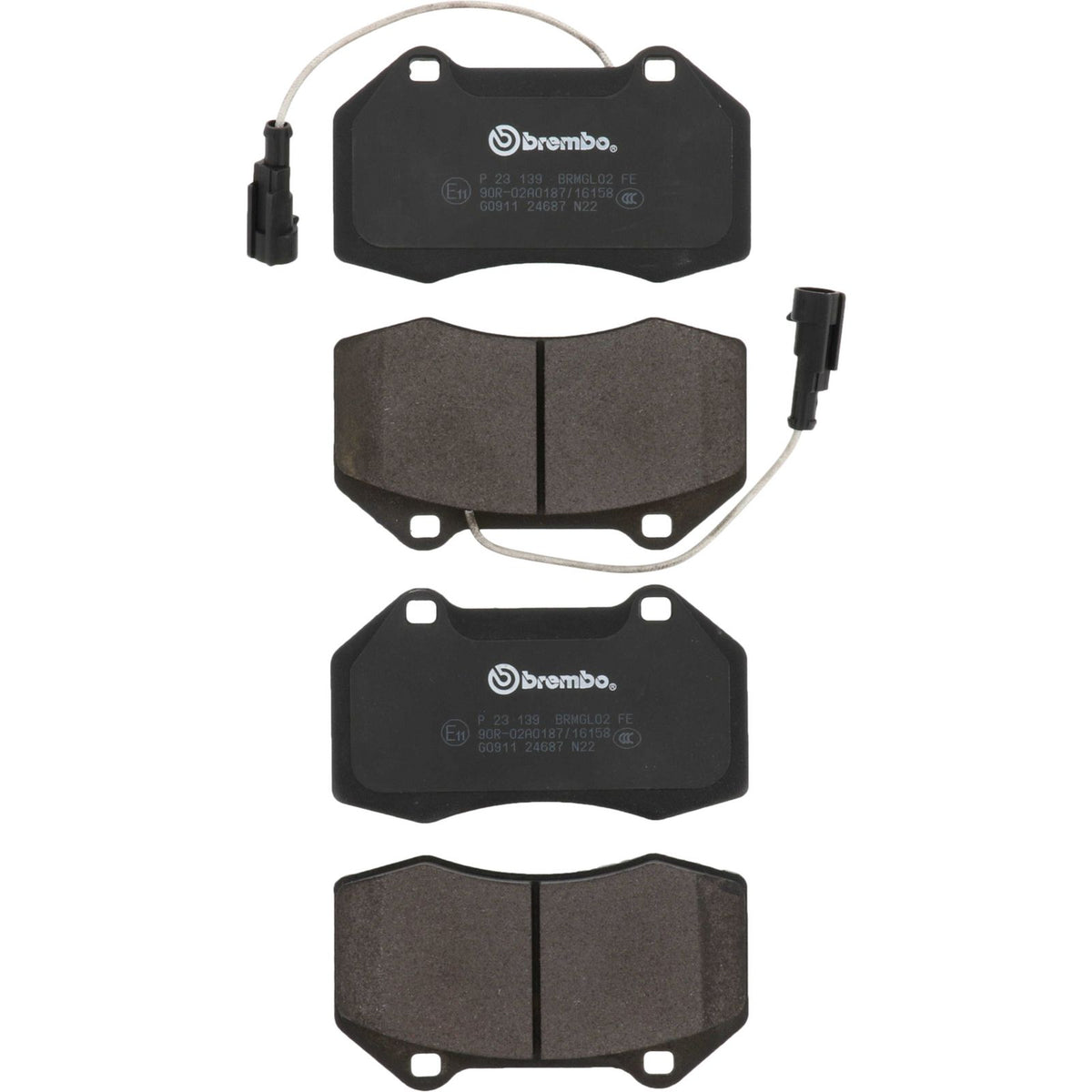 PRIME Low-Met Front Disc Brake Pad Set - P23139_28