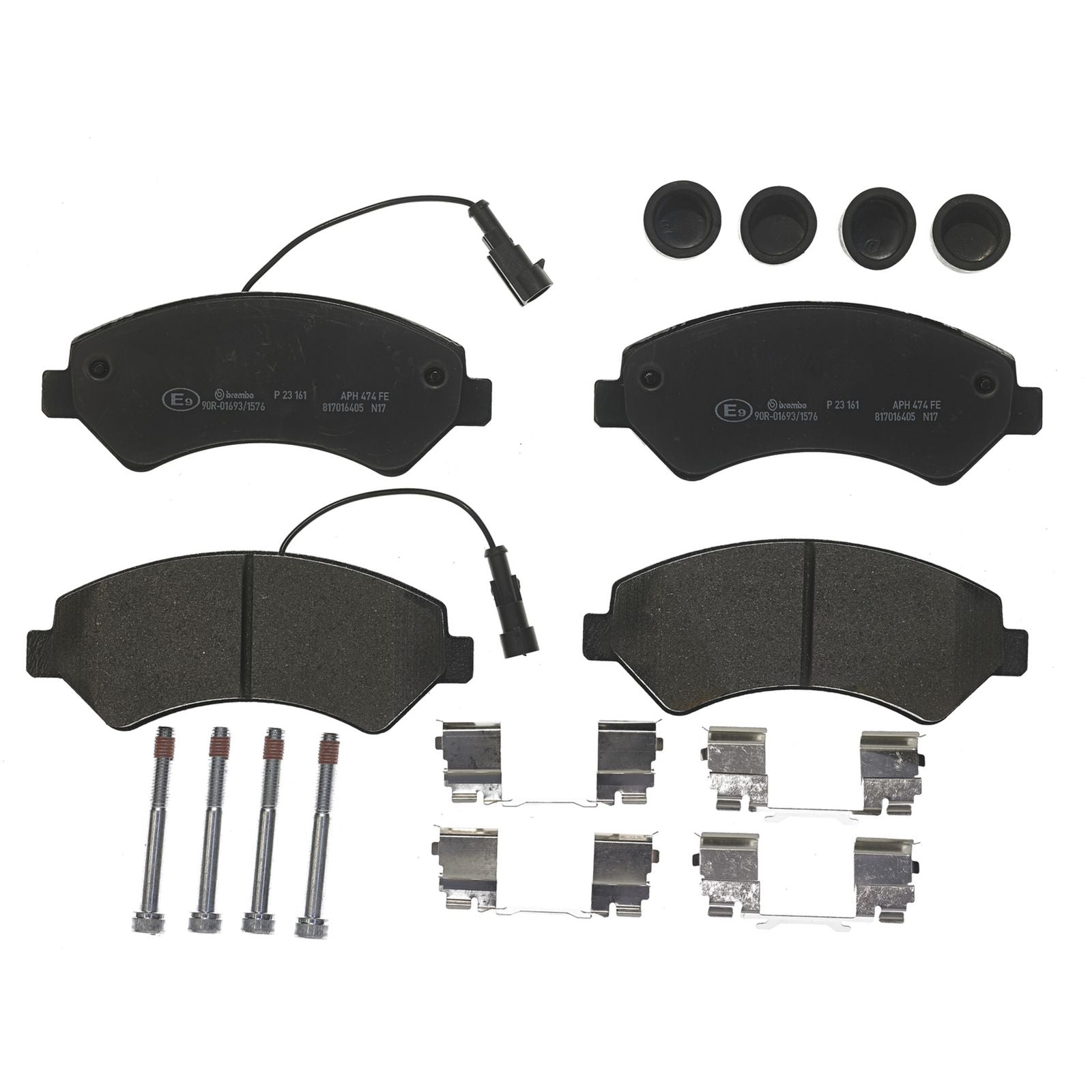 PRIME Low-Met Front Disc Brake Pad Set - P23161_01