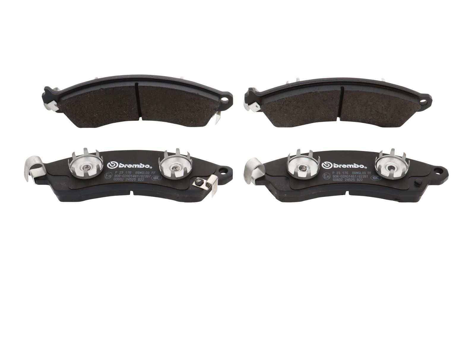 PRIME Low-Met Front Disc Brake Pad Set - P23176_02
