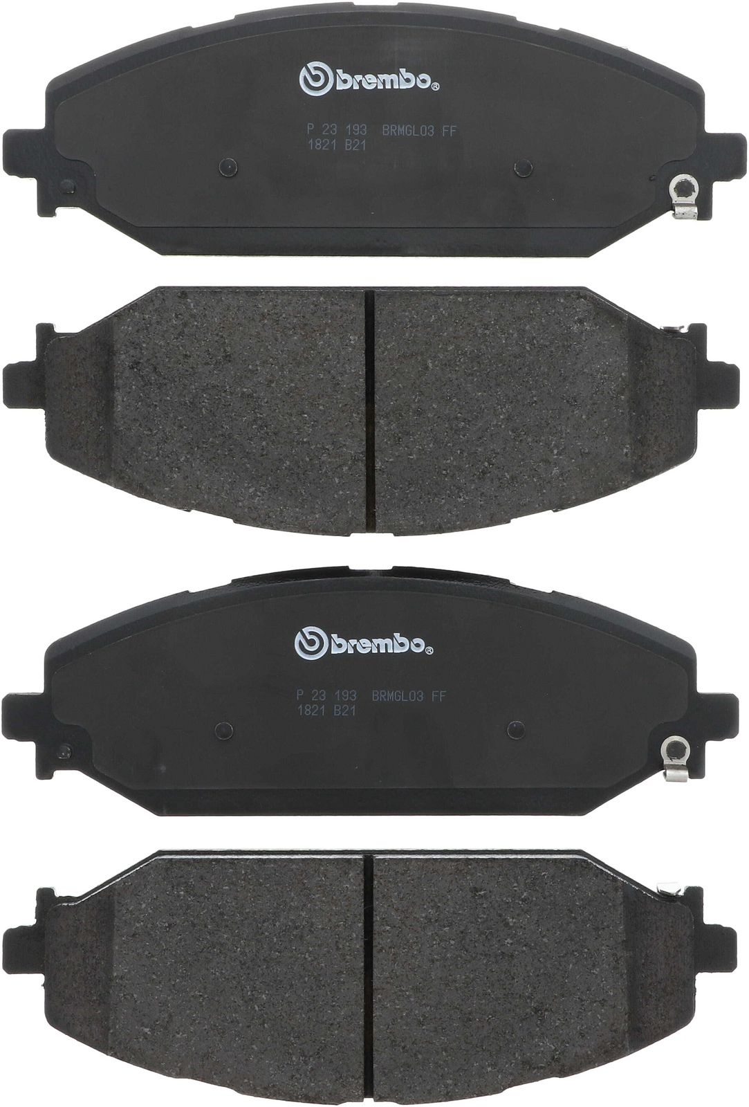 PRIME Low-Met Front Disc Brake Pad Set - P23193_01