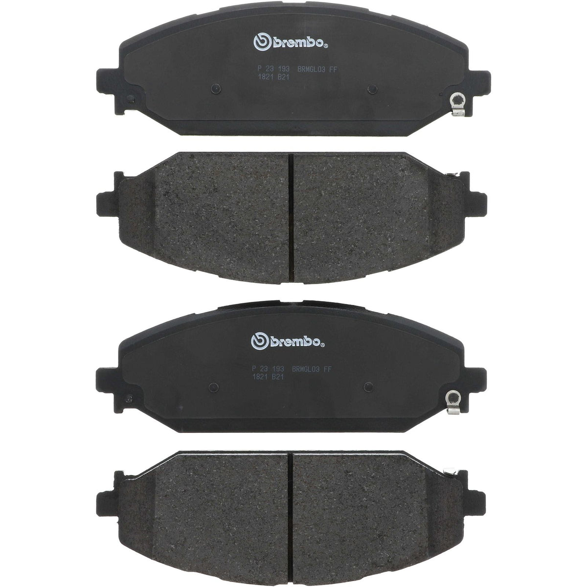 PRIME Low-Met Front Disc Brake Pad Set - P23193_01