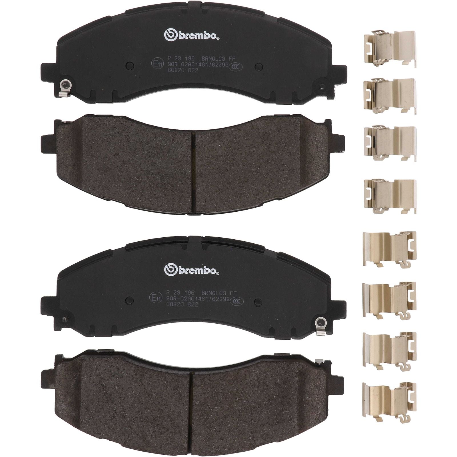 PRIME Low-Met Front Disc Brake Pad Set - P23196_02
