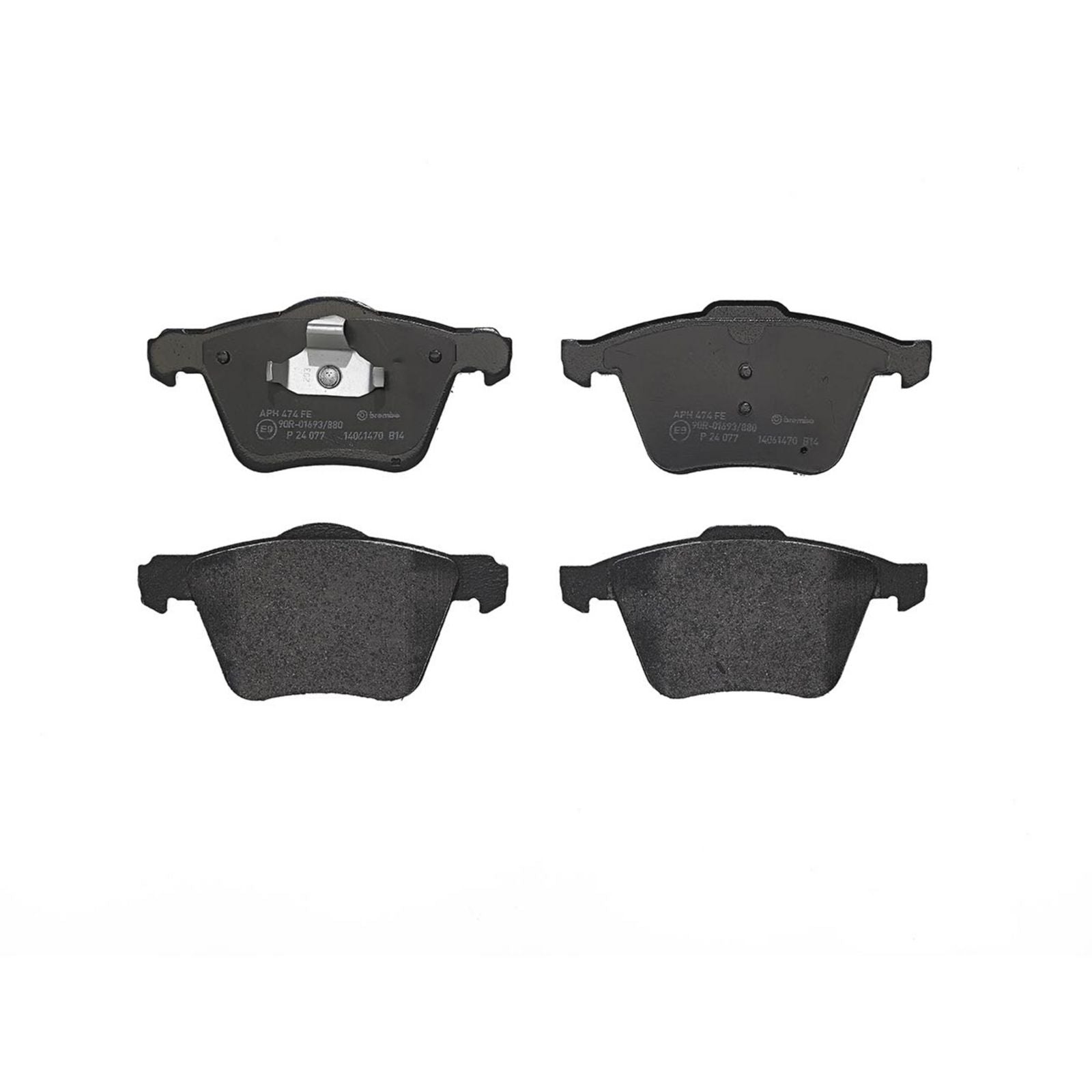 PRIME Low-Met Front Disc Brake Pad Set - P24077_01