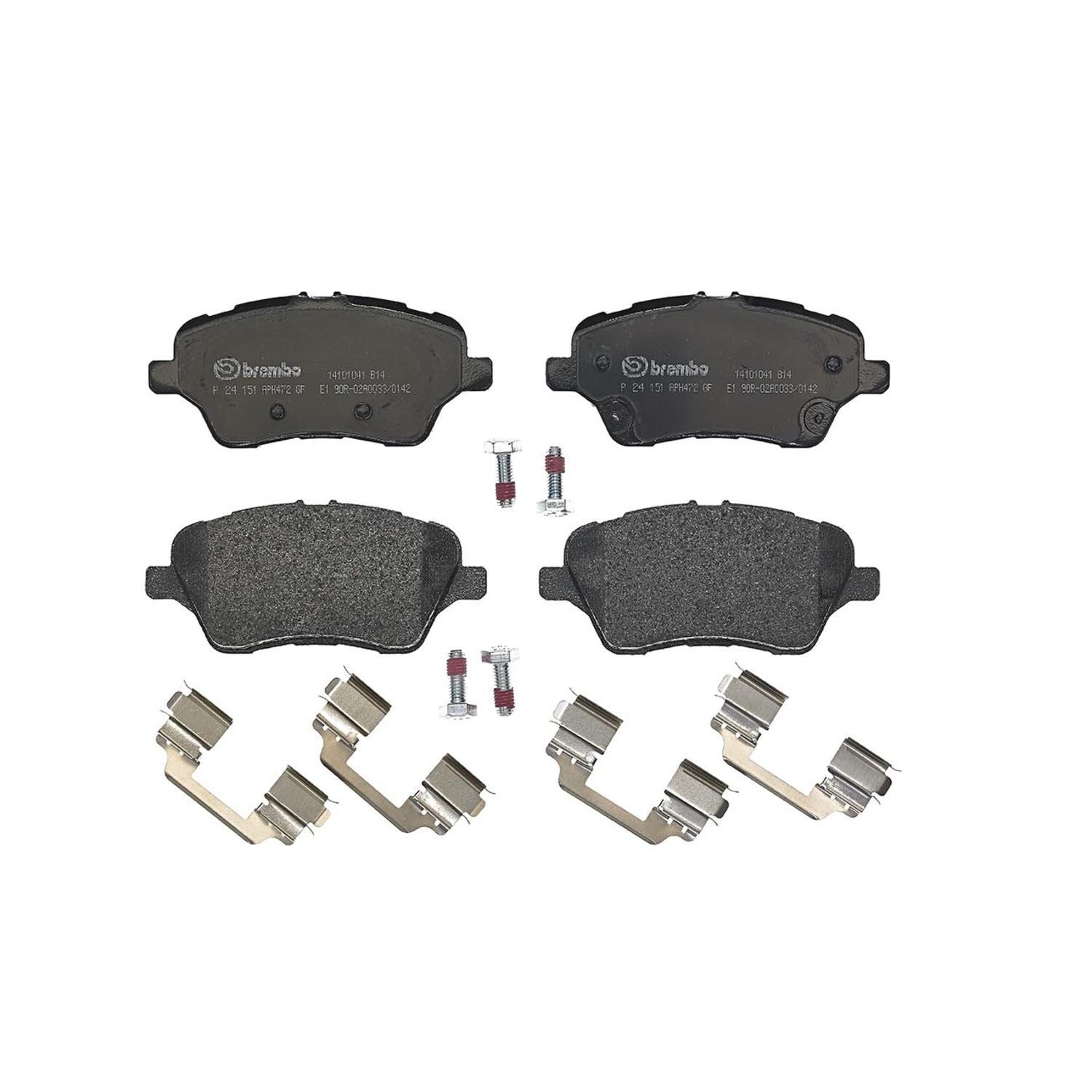 PRIME Low-Met Front Disc Brake Pad Set - P24151_01