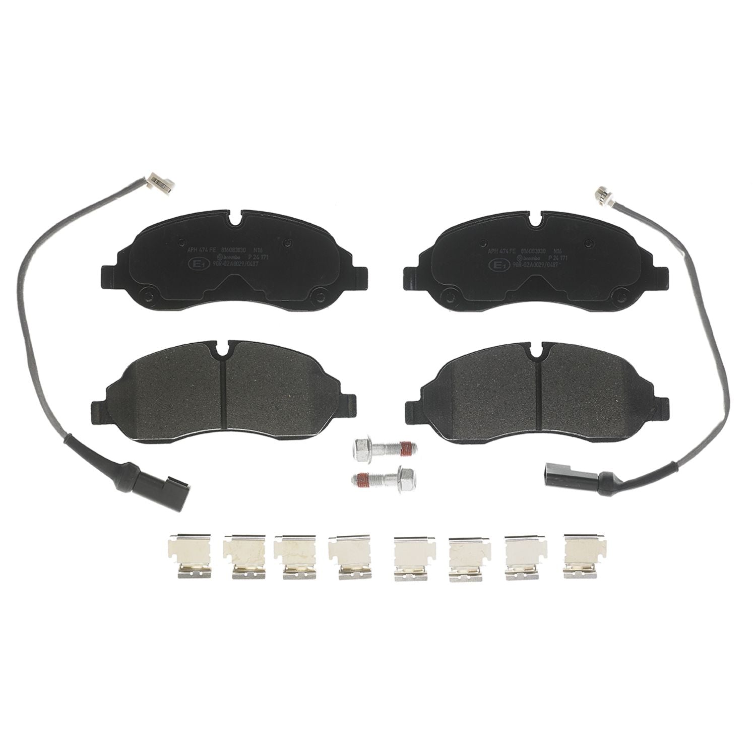PRIME Low-Met Front Disc Brake Pad Set - P24171_01