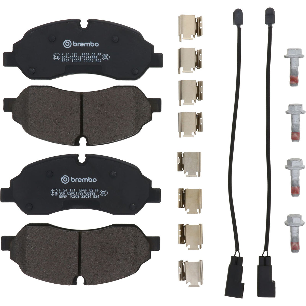 PRIME Low-Met Front Disc Brake Pad Set - P24171_03