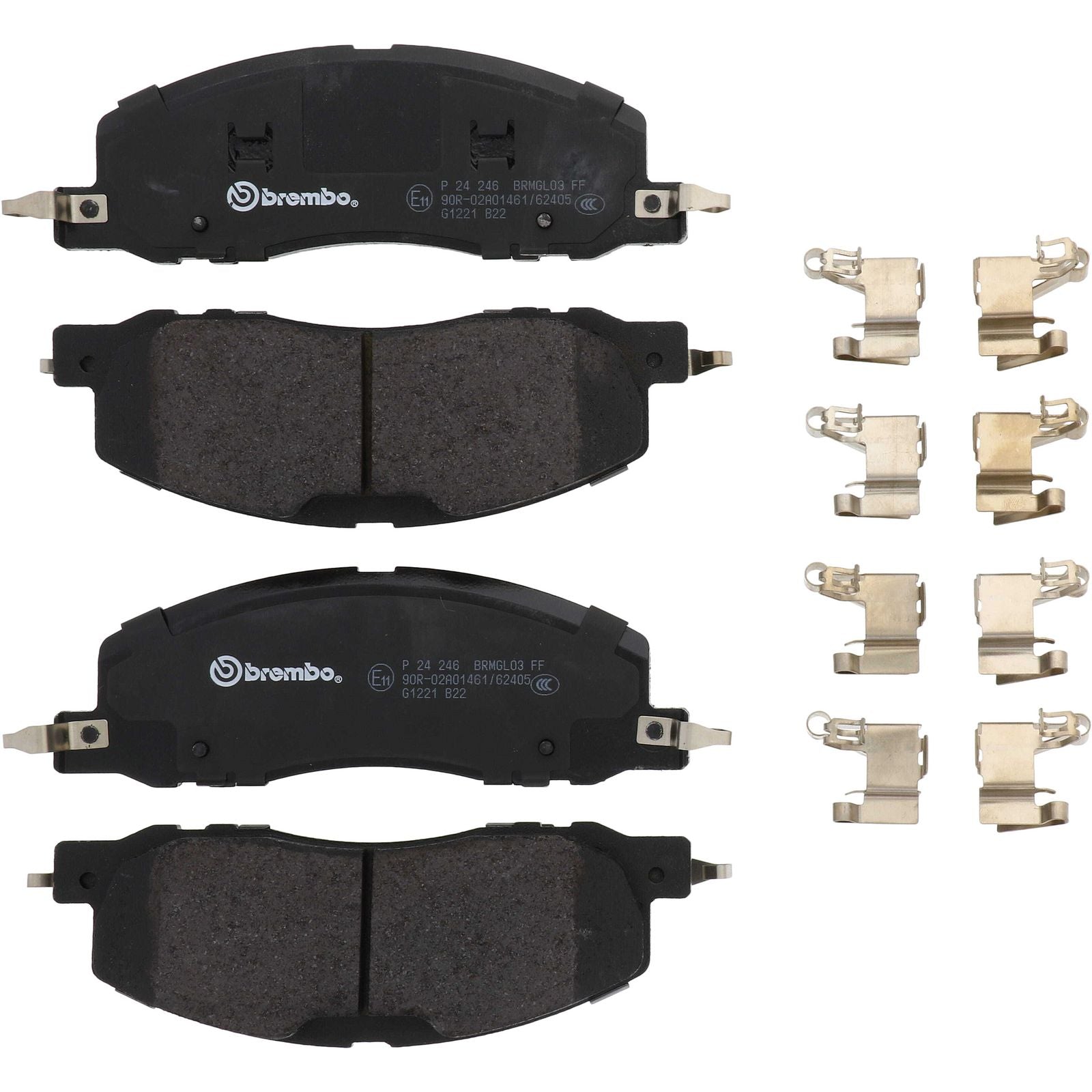 PRIME Low-Met Front Disc Brake Pad Set - P24246_02