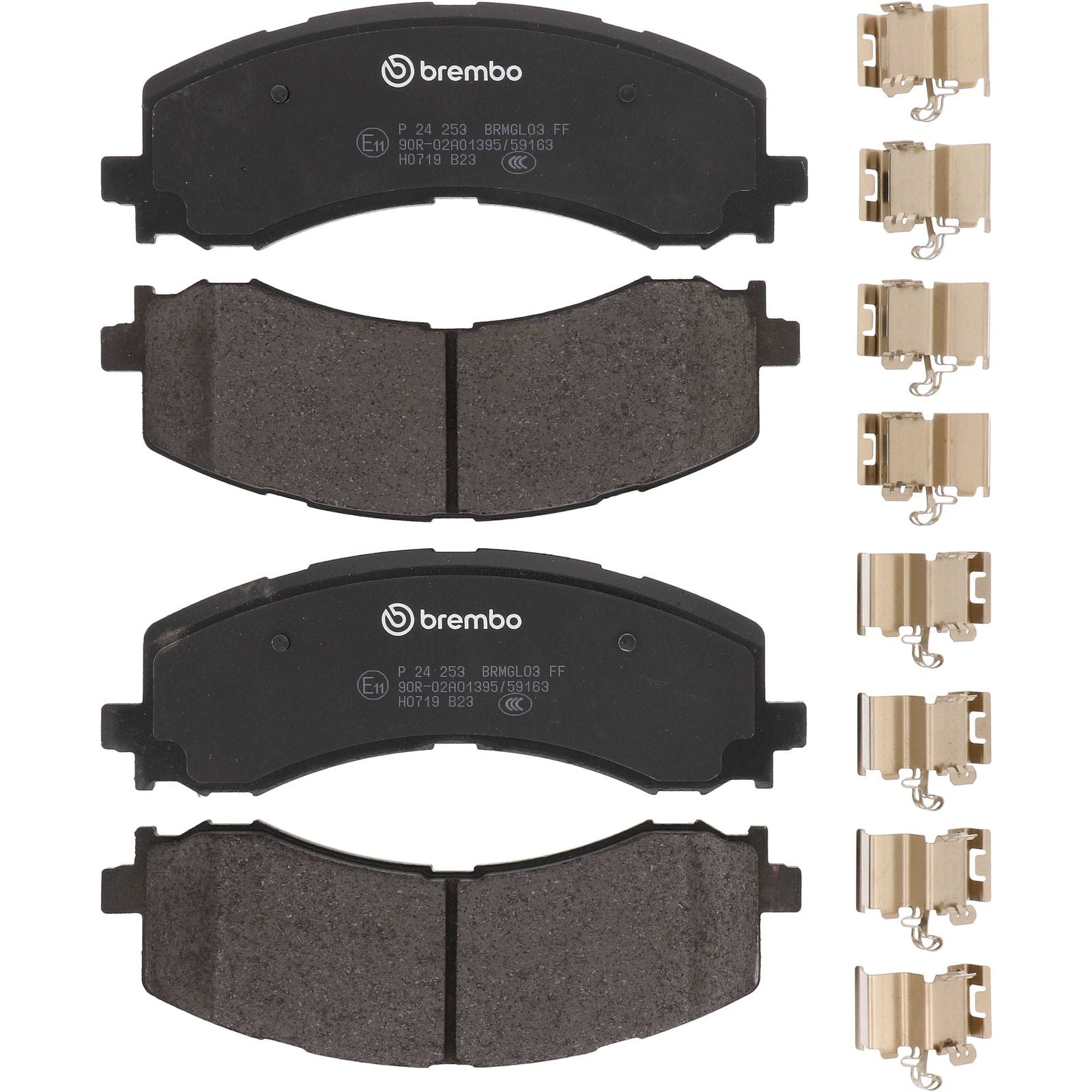 PRIME Low-Met Front Disc Brake Pad Set - P24253_02