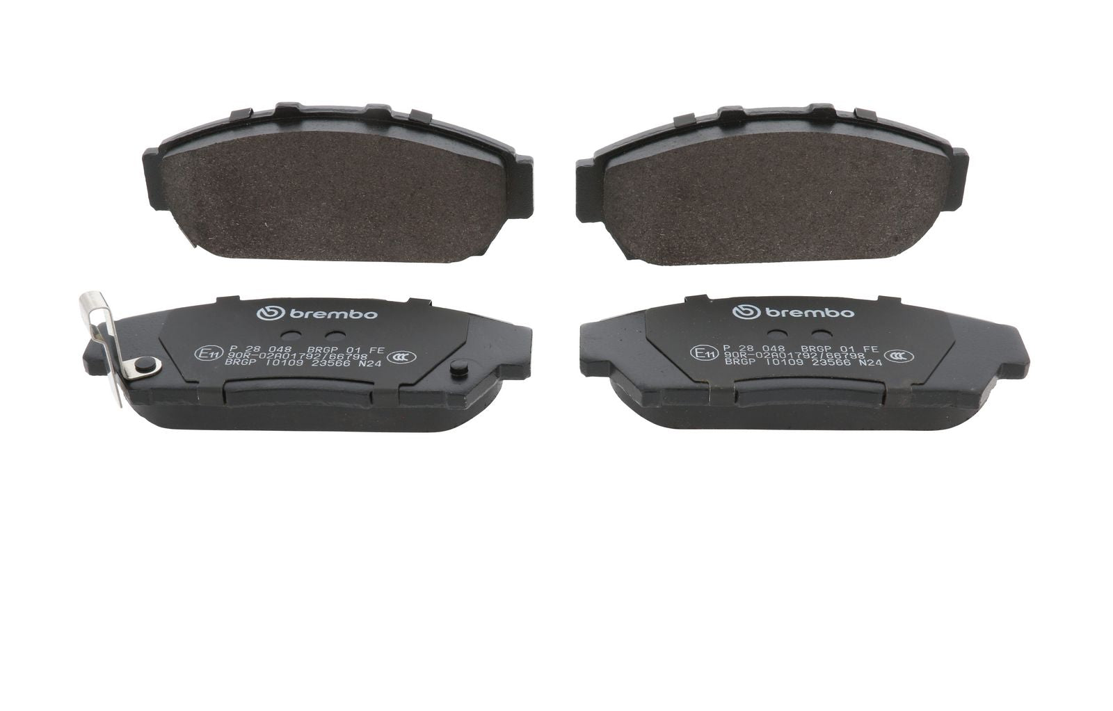 PRIME Low-Met Front Disc Brake Pad Set - P28048_01