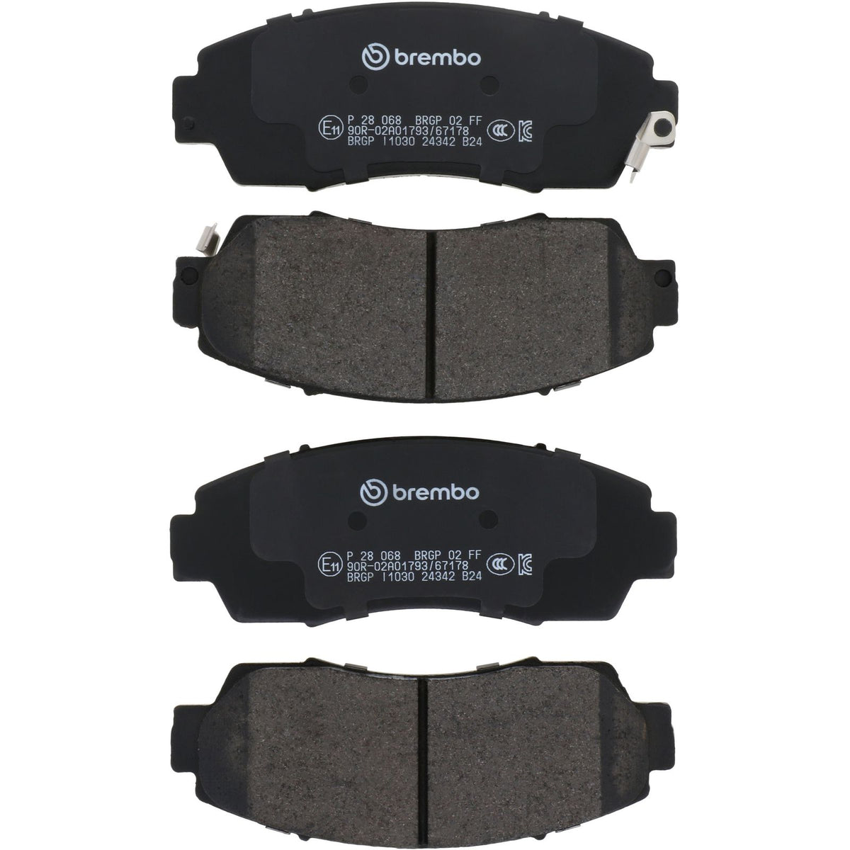 PRIME Low-Met Front Disc Brake Pad Set - P28068_02