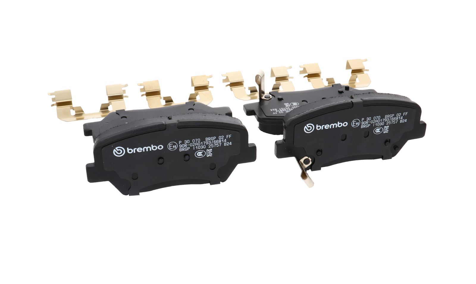 PRIME Low-Met Front Disc Brake Pad Set - P30070_13