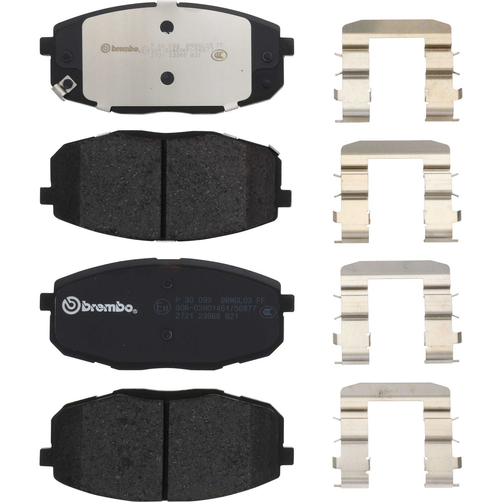 PRIME Low-Met Front Disc Brake Pad Set - P30099_02