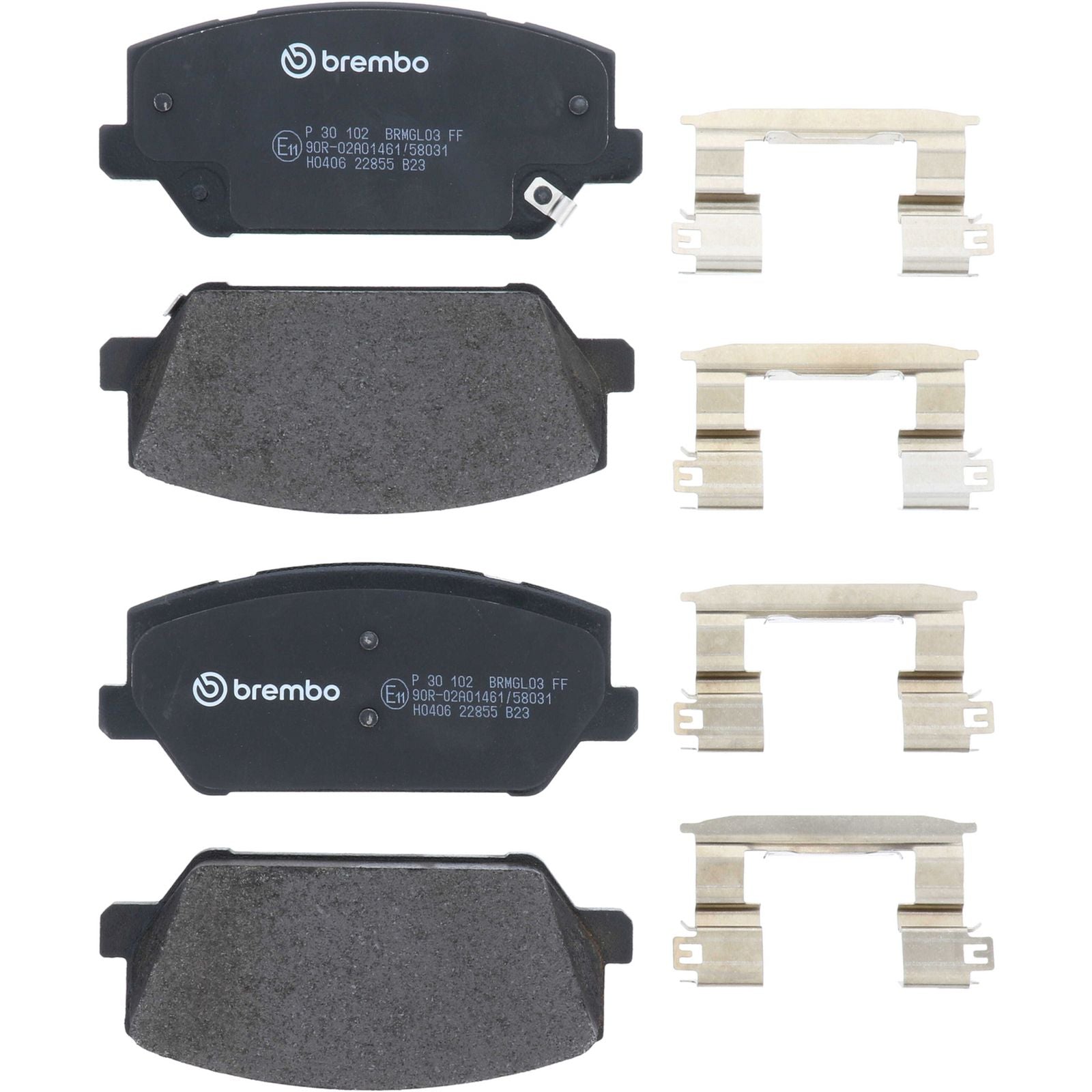 PRIME Low-Met Front Disc Brake Pad Set - P30102_01
