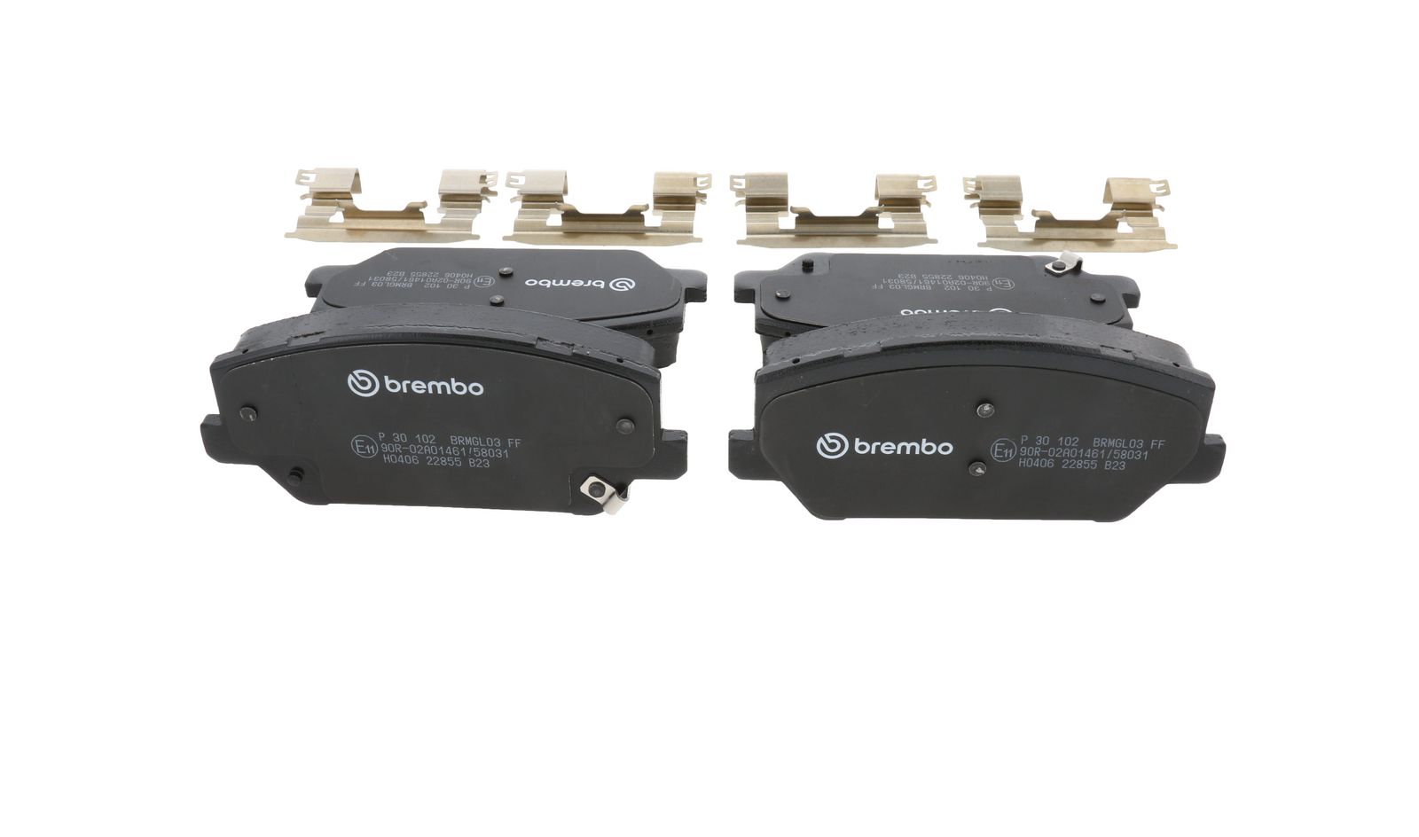 PRIME Low-Met Front Disc Brake Pad Set - P30102_14
