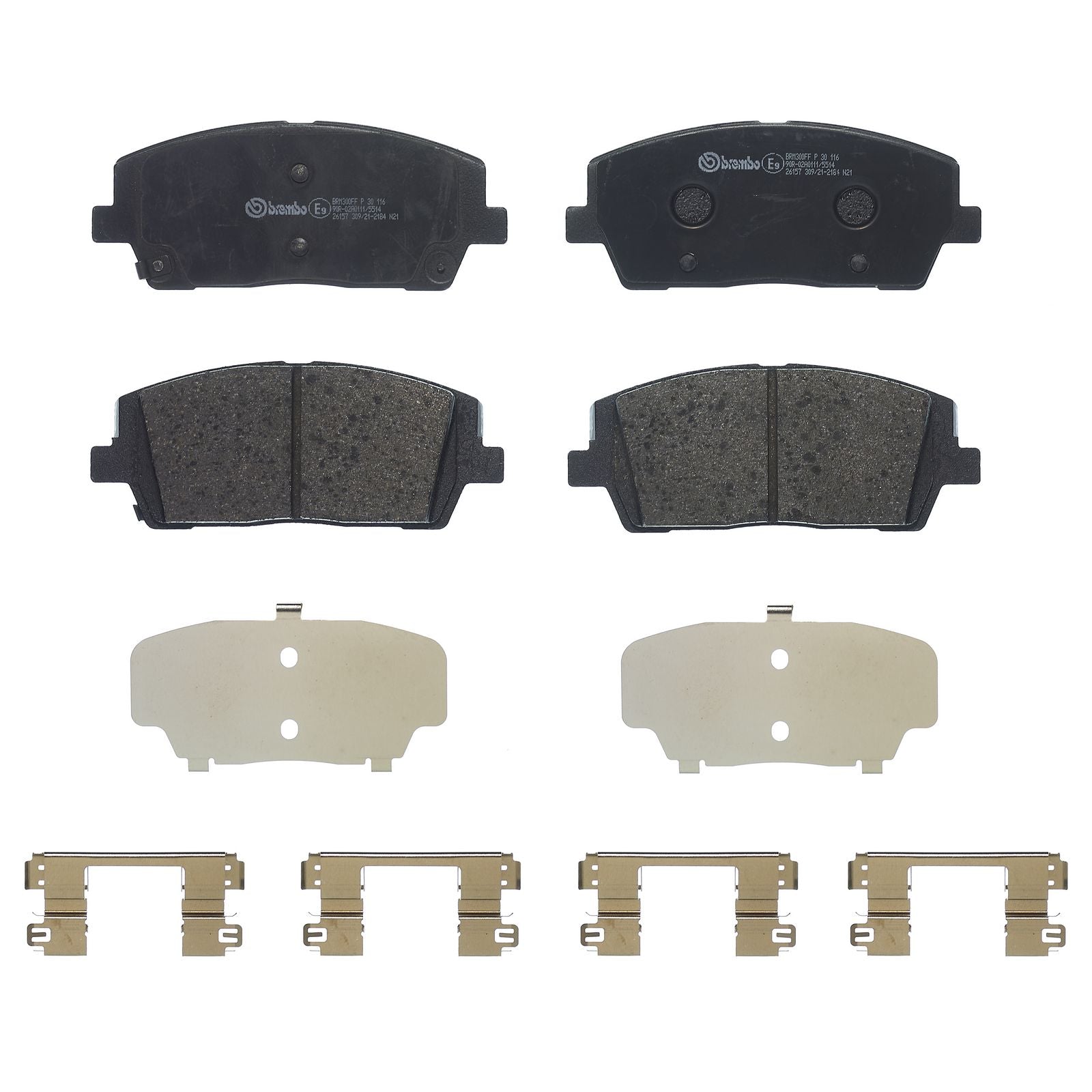 PRIME Low-Met Front Disc Brake Pad Set - P30116_01