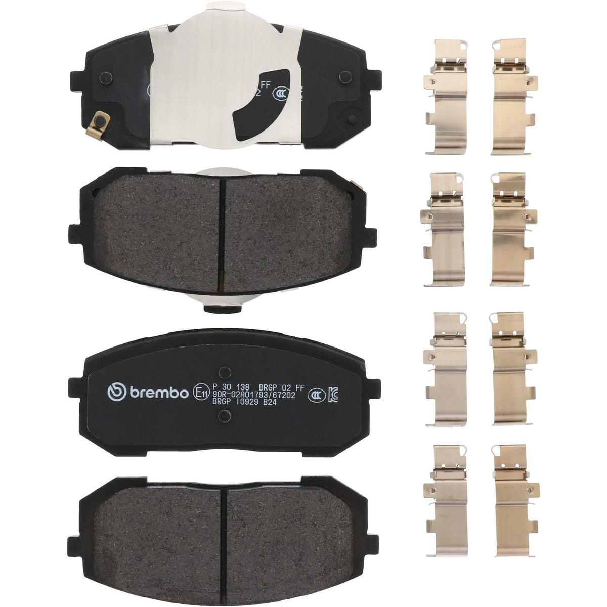 PRIME Low-Met Front Disc Brake Pad Set - P30138_02