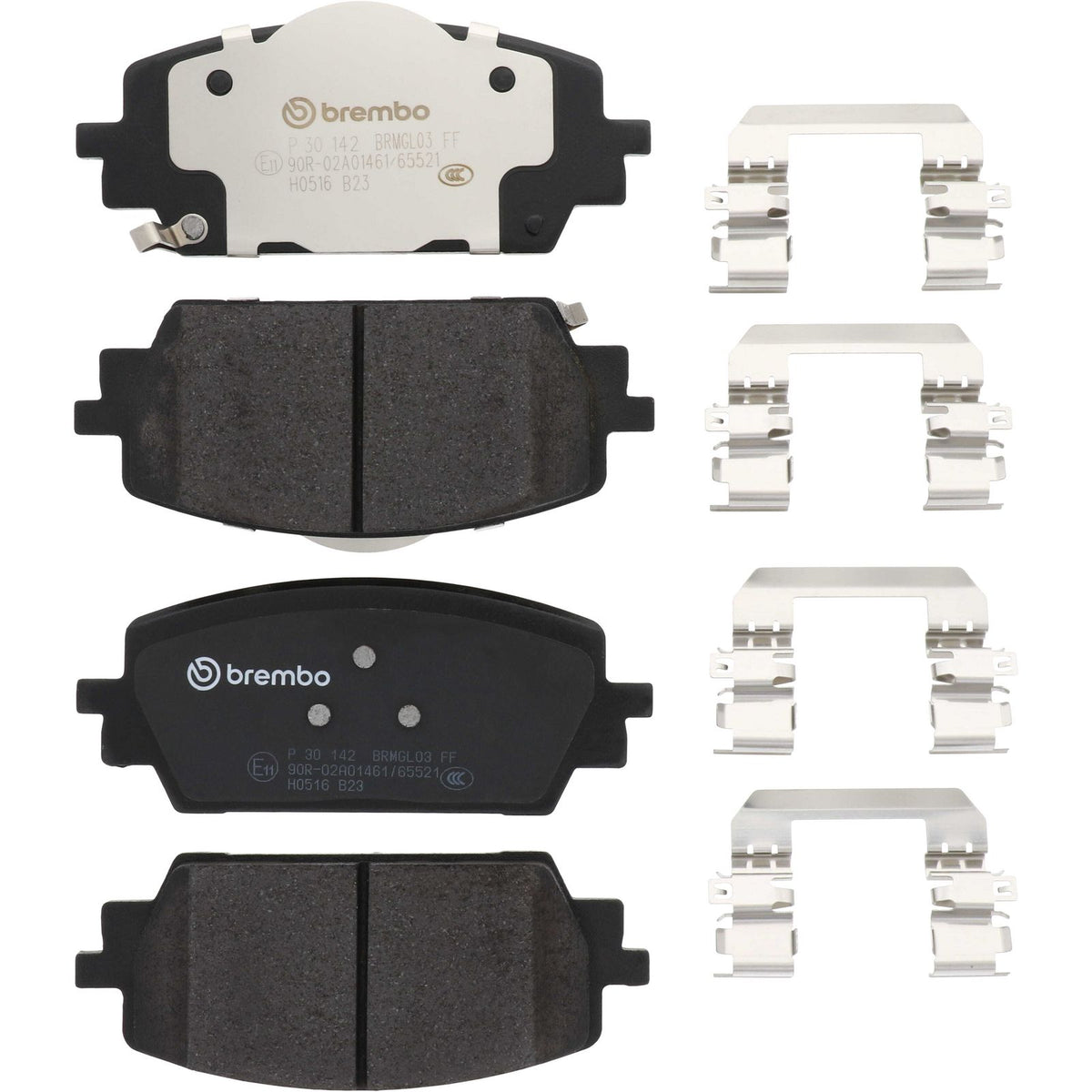 PRIME Low-Met Front Disc Brake Pad Set - P30142_02