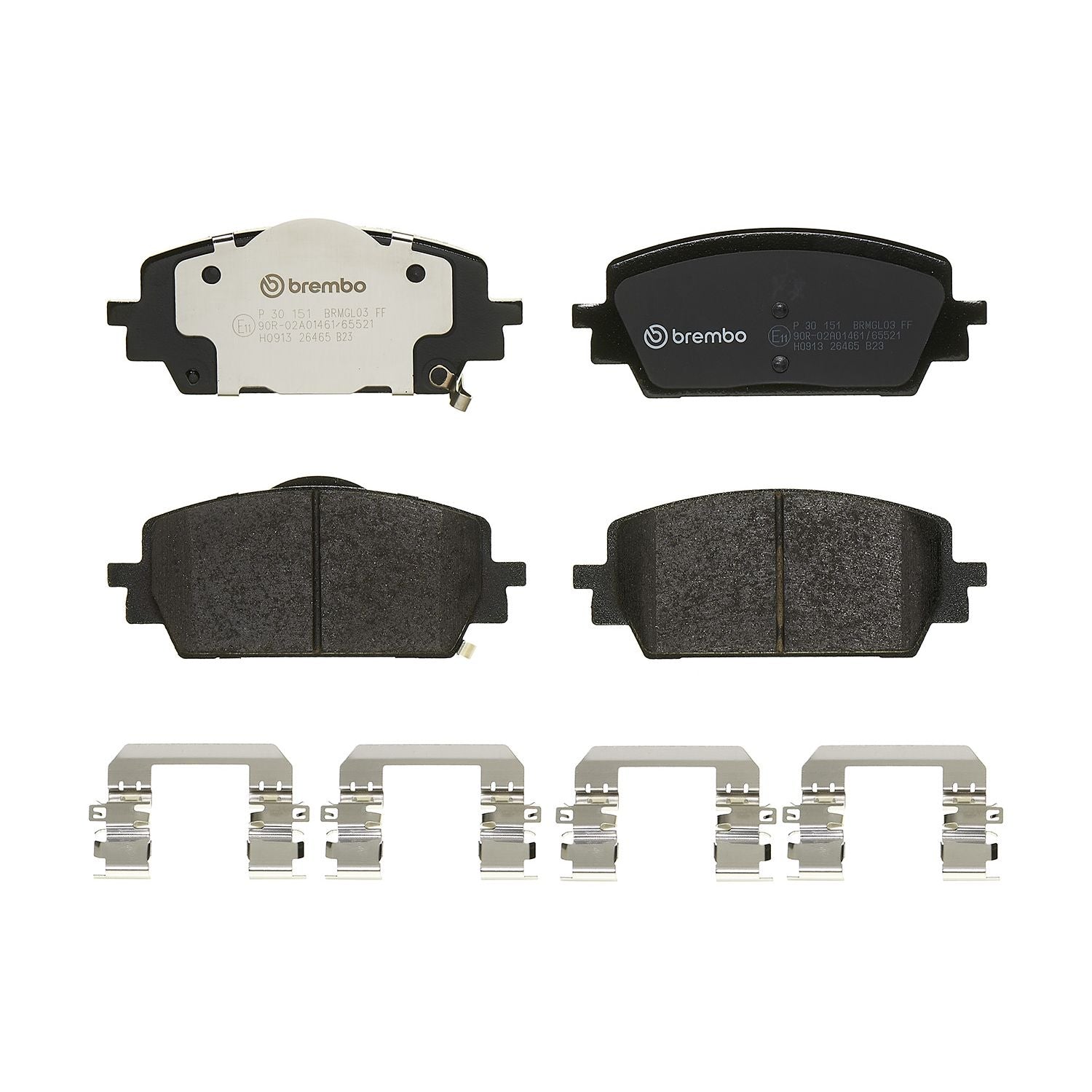 PRIME Low-Met Front Disc Brake Pad Set - P30151_01