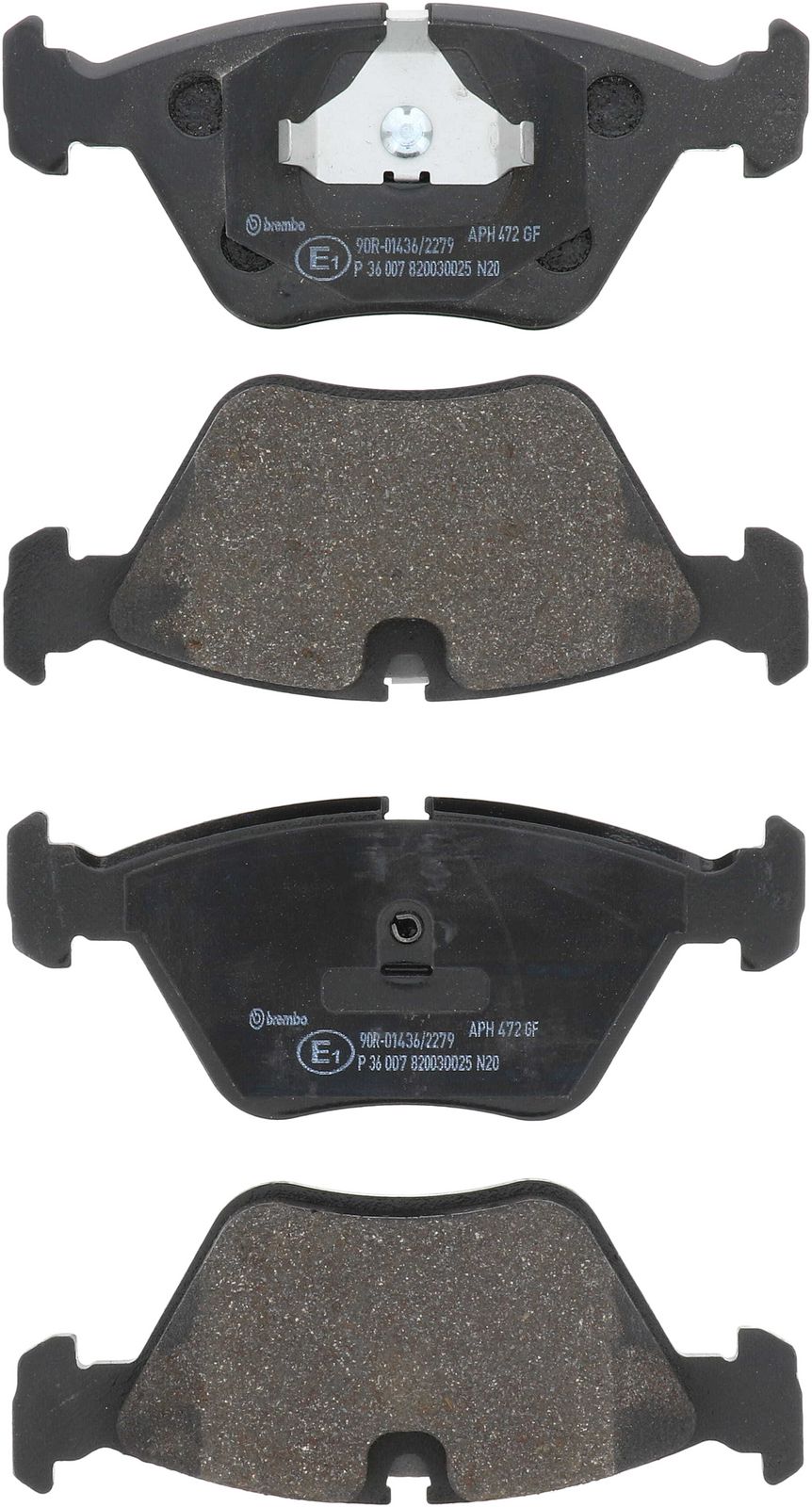 PRIME Low-Met Front Disc Brake Pad Set - P36007_03