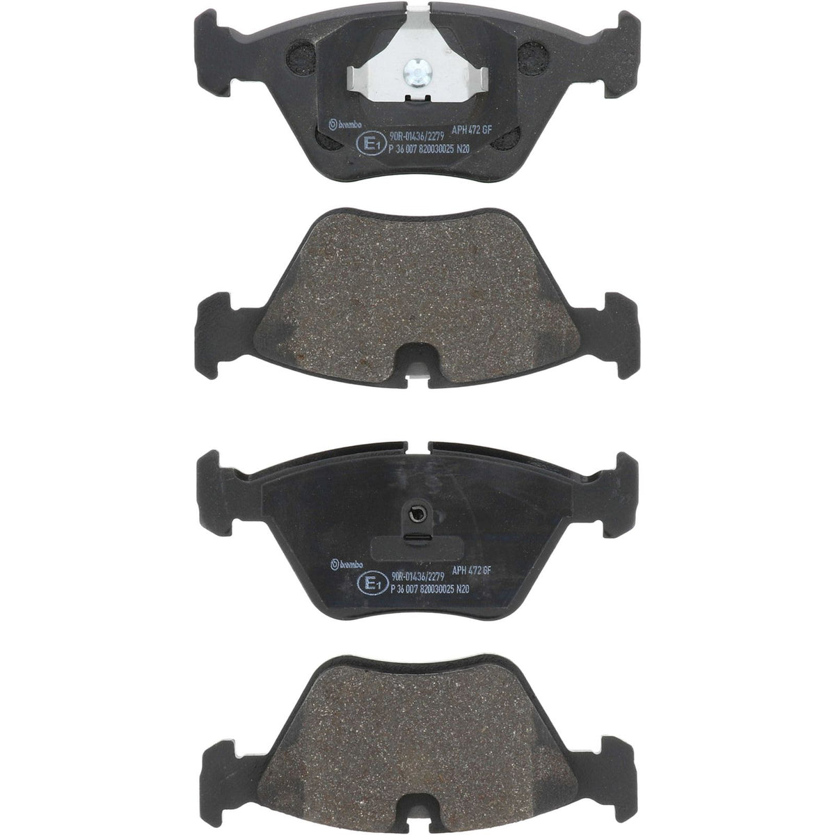 PRIME Low-Met Front Disc Brake Pad Set - P36007_03